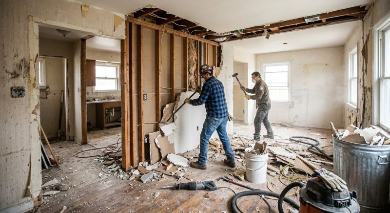 Drywall Removal in Bergen County, NJ