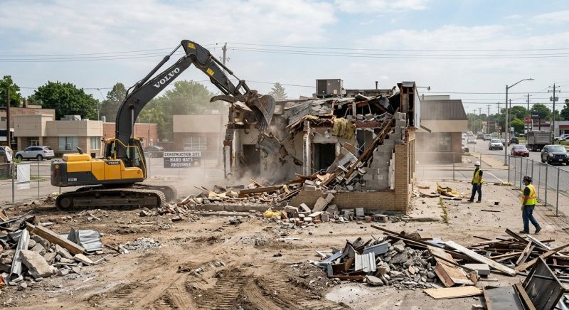 Factory Demolition in Sacramento, CA