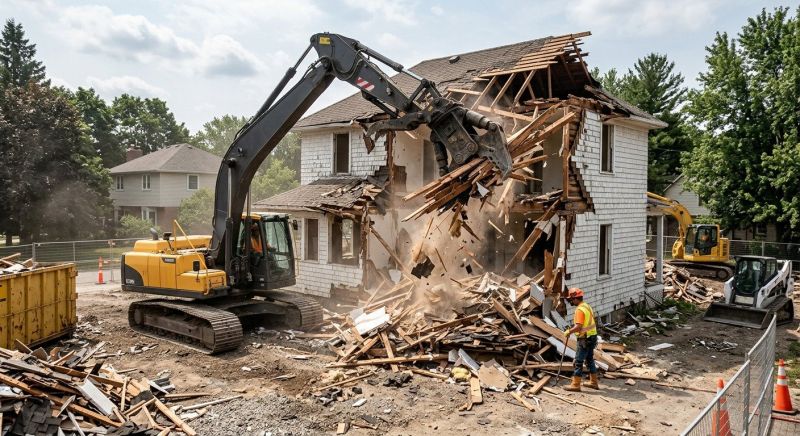 Home Demolition Service in Roseville, CA
