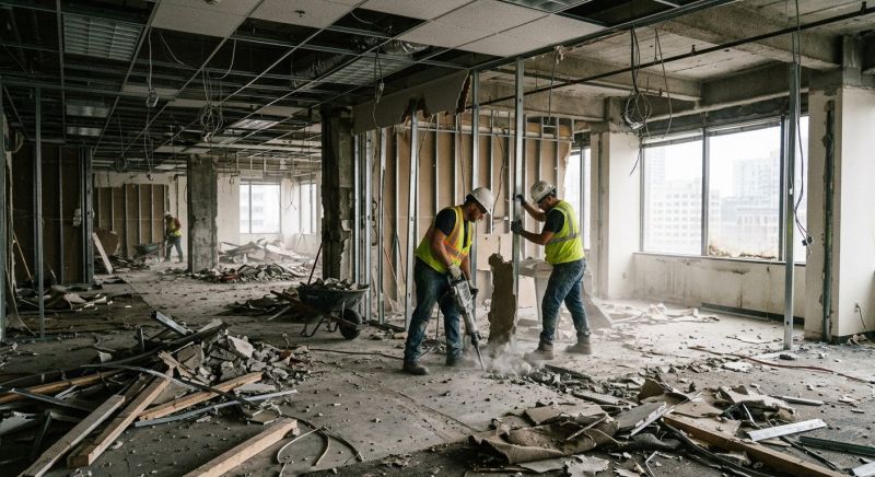 Commercial Site Demolition in Houston, TX