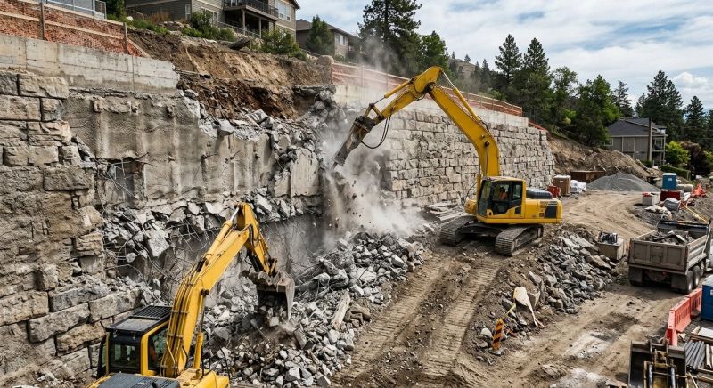 Concrete Wall Removal in Sacramento, CA