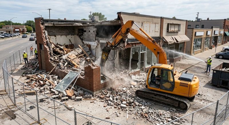 Factory Demolition in Bergen County, NJ