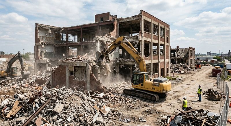 Factory Demolition in Houston, TX