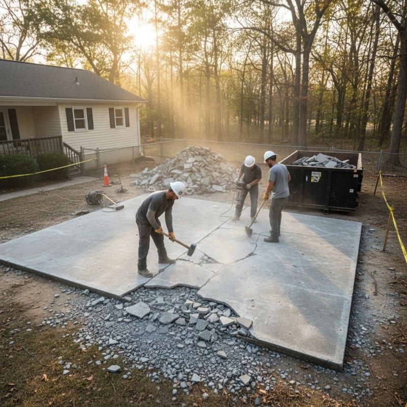 Walkway Demolition in Bergen County, NJ